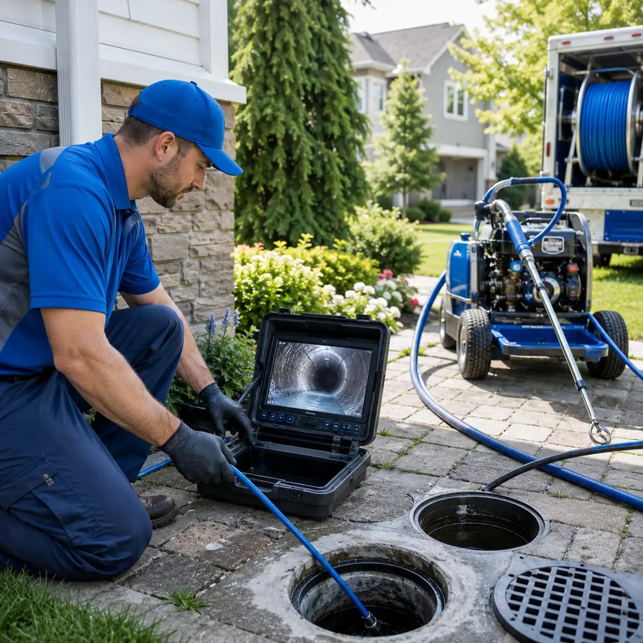 Outdoor drain cleaning professionals serving Fowlerville, MI